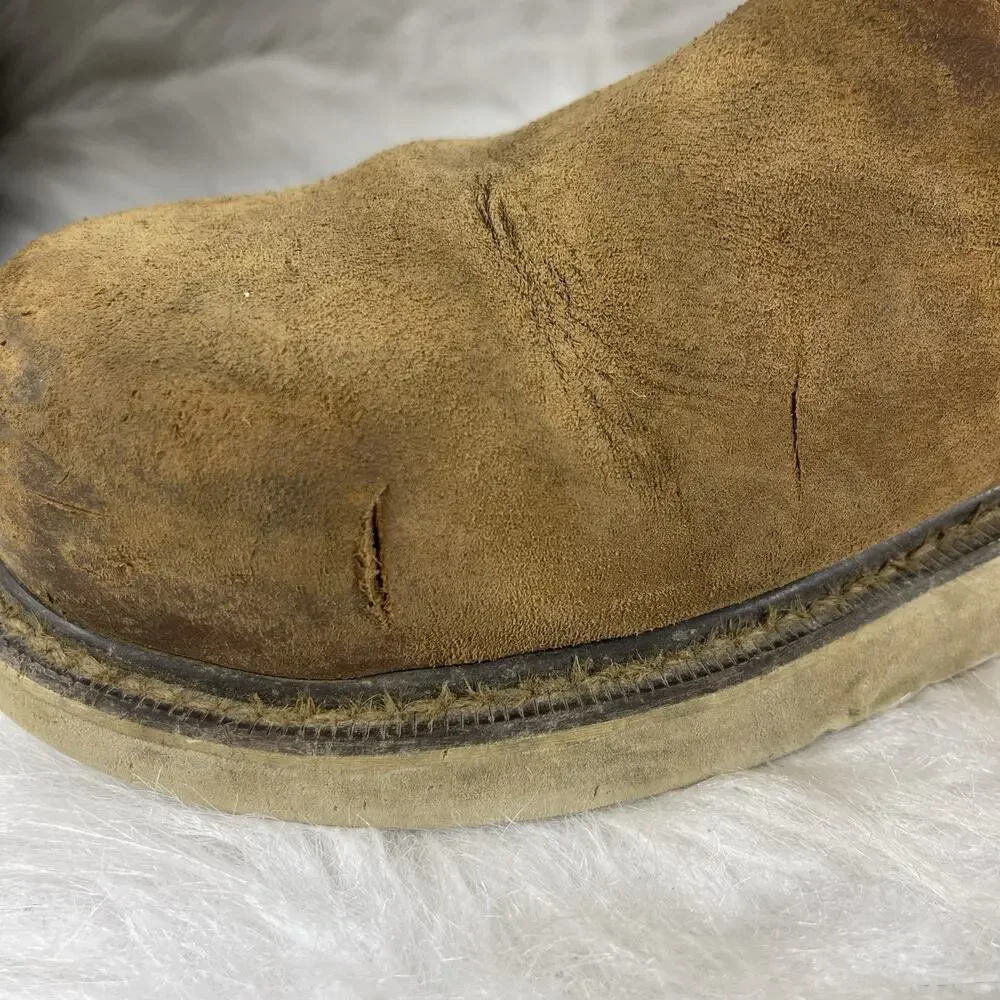 Mens ARIAT Rebar Wedge Pull On Composite Toe Work Boot sz 9.5 D